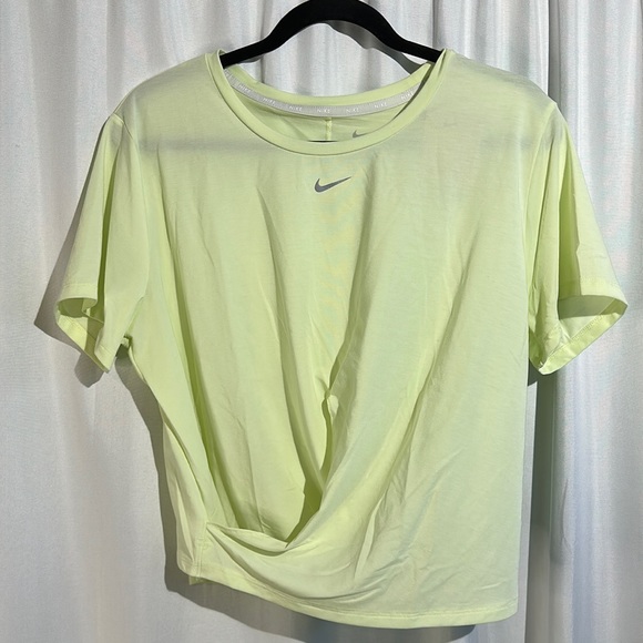 NEW Nike Women's One Luxe Women's Twist Cropped Top XL - Picture 2 of 6